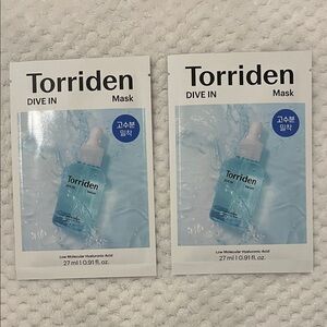 2 Torriden Dive In Mask - Hydrating Sheet Mask For Glow Skin